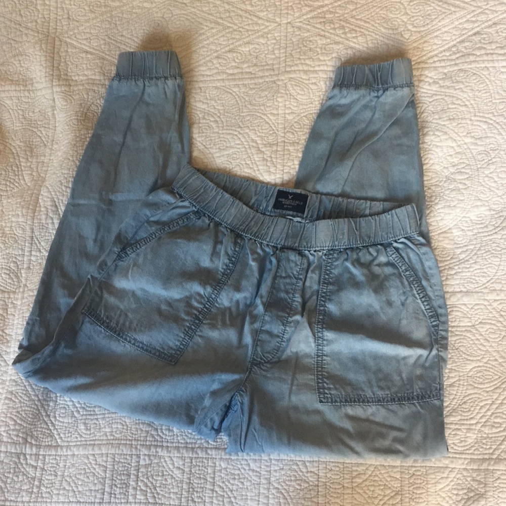 American Eagle Chambray Pants size small